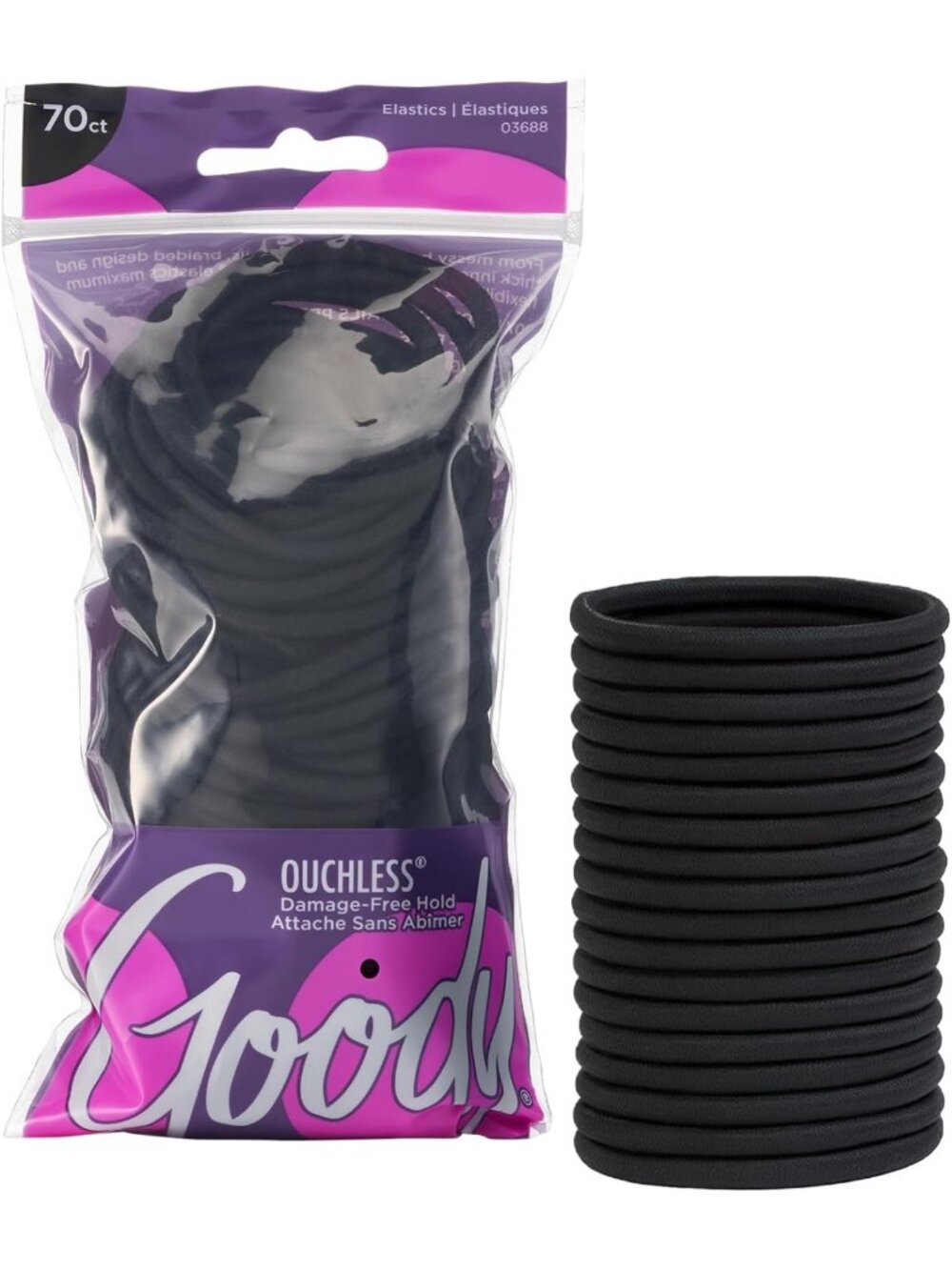 Ouchless Hair Elastics – Tangle-Free, No Breakage Hold for Thick & Curly Hair